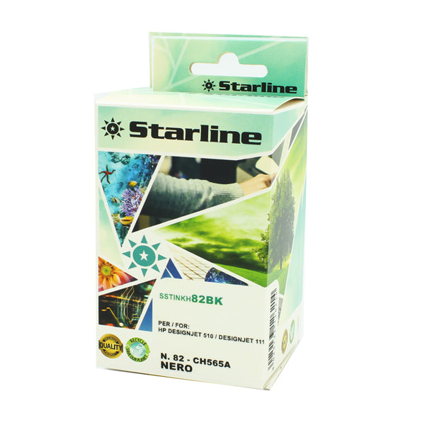STARLINE - JRHP82B - Starline - Cartuccia ink Compatibile per HP N.82 - Nero - 69ml