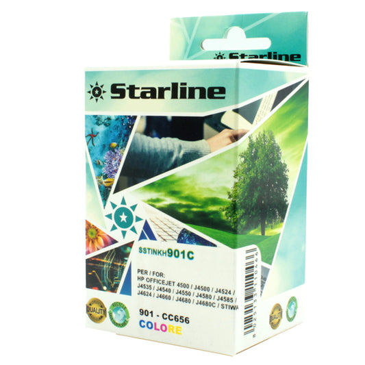STARLINE - JRHP901C - Starline - Cartuccia ink Compatibile - per HP 901 - Colore -CC656AE