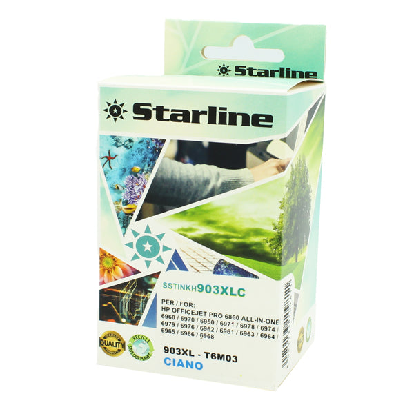 STARLINE - JNHP903C - Starline - Cartuccia ink Compatibile - per HP 903XL -Ciano