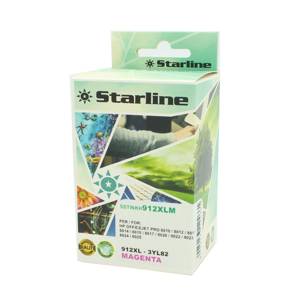 STARLINE - JRHP912M - Starline - Cartuccia Ink Compatibile per HP 912 XL - Magenta - 58ml
