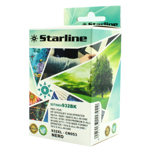 STARLINE - JNHP932B - Starline - Cartuccia ink Compatibile - per HP  932 - Nero - CN053AN - 32ml