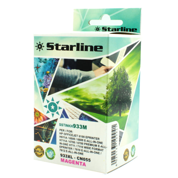 STARLINE - JNHP933M - Starline - Cartuccia ink Compatibile - per HP 933 - Magenta - CN055AN - 14ml