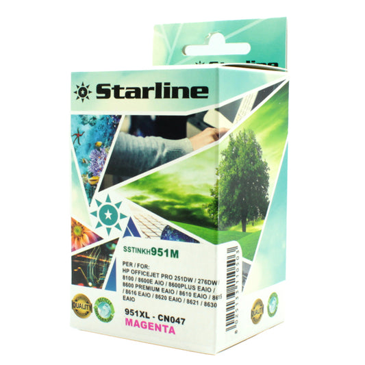 STARLINE - JNHP951M - Starline - Cartuccia ink Compatibile - per HP 951 - Magenta - CN047AN - 26ml