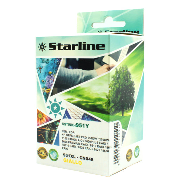 STARLINE - JNHP951Y - Starline - Cartuccia ink Compatibile - per HP 951 - Giallo - CN048AN - 26ml