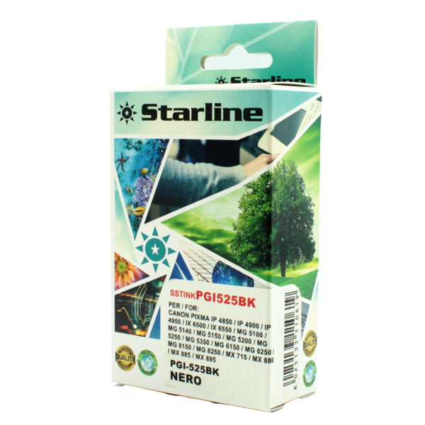 STARLINE - JNCA525B - Starline - Cartuccia ink - per Canon - Nero - PG 525BK - 19,4ml