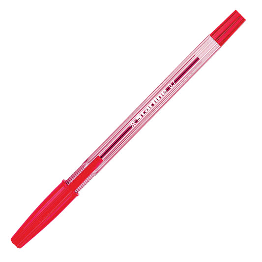 STARLINE - STL1106 - Penna a sfera con cappuccio  - punta fine 0,7mm  - rosso - Starline -  conf. 50 pezzi