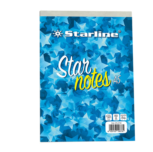 STARLINE - ODBLSTL2700A55M - Blocco note StarNotes A5 - 60 fogli - 5 mm - 150 x 210 mm - 60 gr - Starline