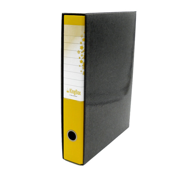STARLINE - RXP5GI - Registratore Kingbox - dorso 5 cm - protocollo 23x33 cm - giallo - Starline