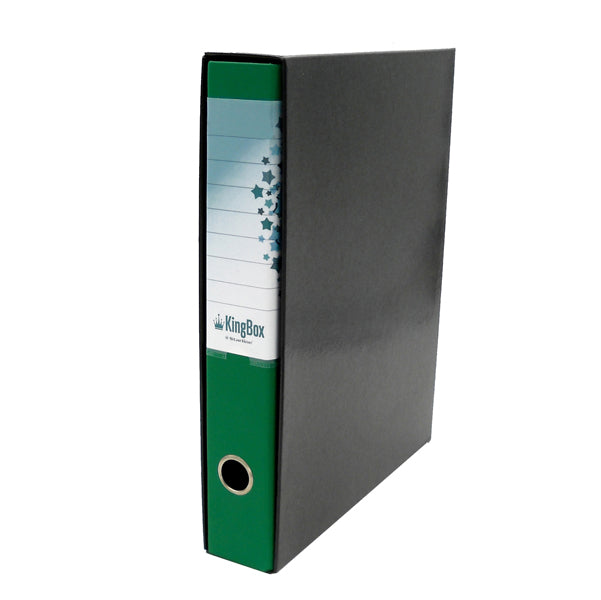 STARLINE - RXP5VE - Registratore Kingbox - dorso 5 cm - protocollo 23x33 cm - verde - Starline