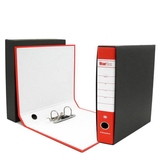 STARLINE - stl4031 - Registratore Starbox - dorso 5 cm - commerciale 23 x 30 cm - rosso - Starline