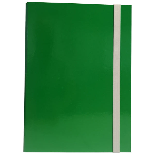STARLINE - OD0503RXXXXAN03 - Cartella progetto - con elastico - dorso 3 cm - verde - Starline
