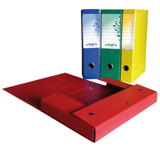 STARLINE - STL5109 - Scatola progetto KingPro - con portaetichetta - dorso 8 cm - rosso - Starline