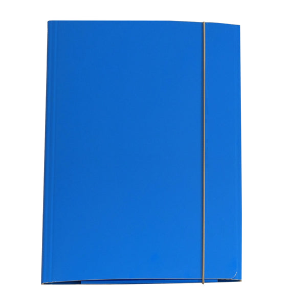 STARLINE - OD0032LBXXXAE06 - Cartellina con elastico - cartone plastificato - 3 lembi - 25x34 cm - azzurro - Queen Starline