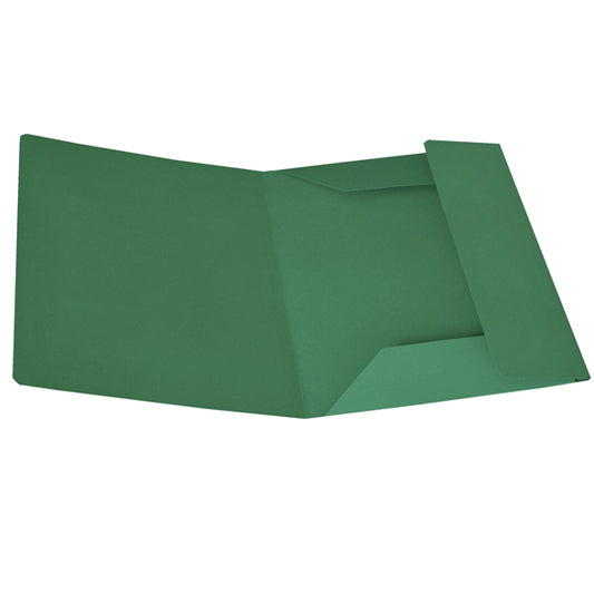 STARLINE - OD0112BLXXXAH03 - Cartellina 3 lembi - 200 gr - cartoncino bristol - verde - Starline - conf. 25 pezzi