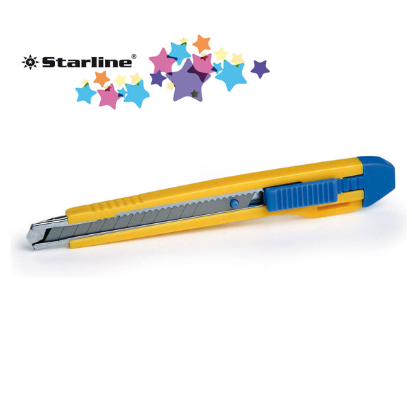 STARLINE - STL (SX-42) - Cutter Premium - con bloccalama - 2 lame incluse - 9 mm - Starline