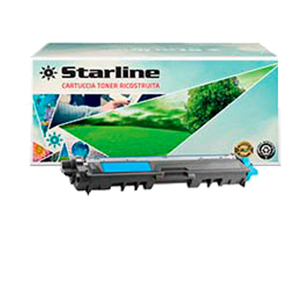 STARLINE - K18704TA - Starline - Toner Ricostruito - per Brother - Ciano - TN241C - 1.400 pag