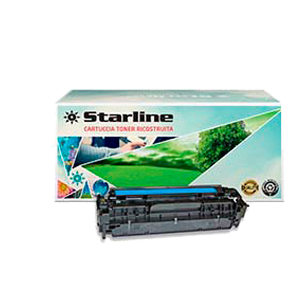 STARLINE - K15133TA - Starline - Toner Ricostruito - per HP 304A - Ciano - CC531A - 2.800 pag