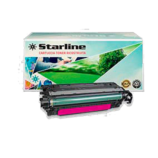 STARLINE - K15166TA - Starline - Toner Ricostruito - per HP 504A - Magenta - CE253A - 7.000 pag