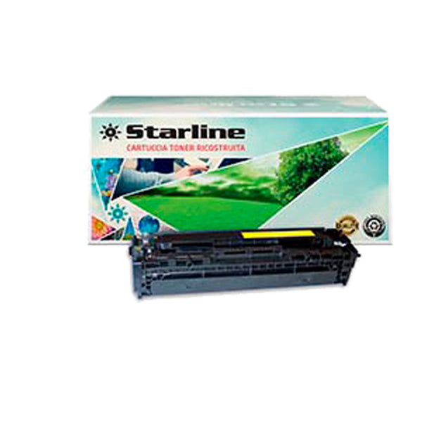 STARLINE - K15416TA - Starline - Toner Ricostruito - per HP 128A - Giallo - CE322A - 1.300 pag