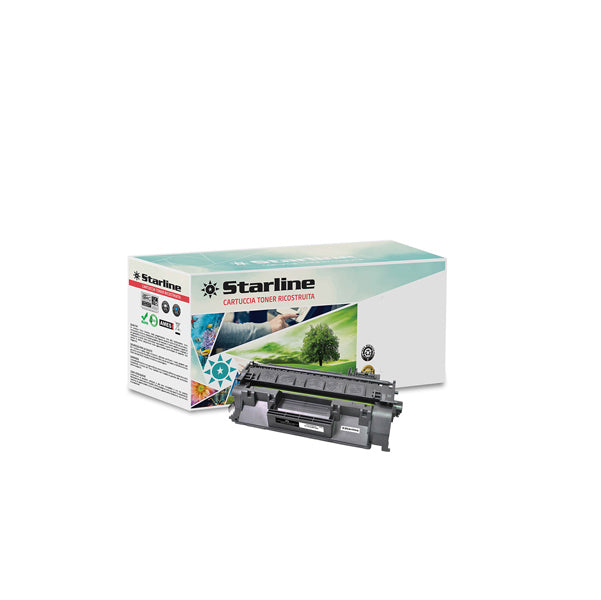 STARLINE - K15589TA - Starline - Toner Ricostruito - per HP 80A - Nero - CF280A - 2.700 pag