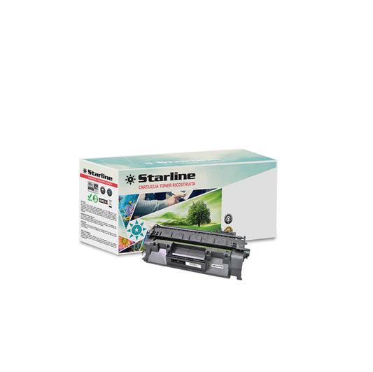 STARLINE - K15589TA - Starline - Toner Ricostruito - per HP 80A - Nero - CF280A - 2.700 pag
