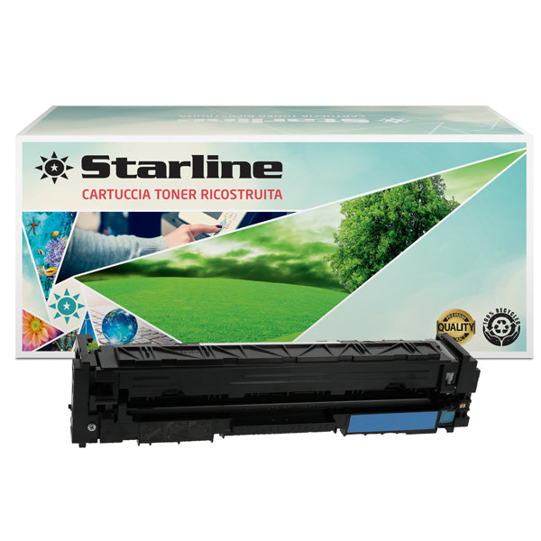 STARLINE - K18109TA - Starline - Toner Ricostruito - per HP 205A - Ciano - CF531A - 900 pag