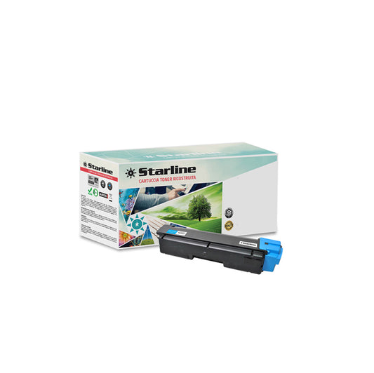 STARLINE - K15486TA - Starline - Toner Ricostruito - per Kyocera - Ciano - TK-590C - 5.000 pag