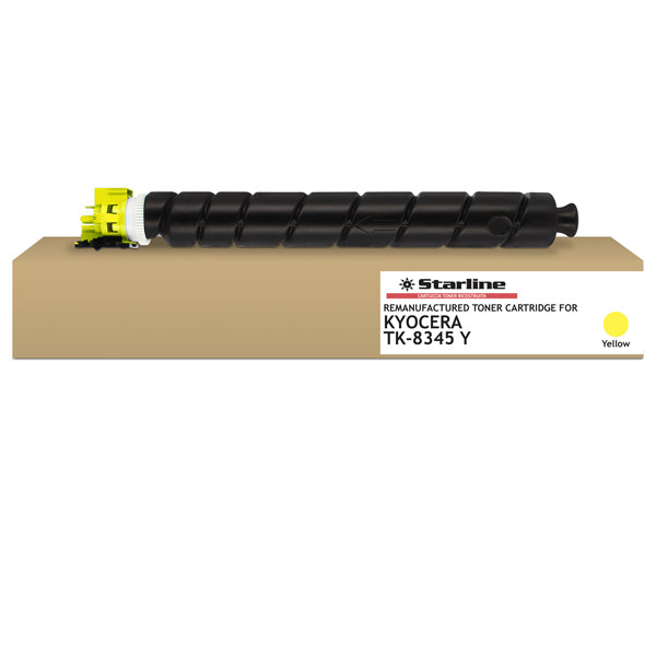 STARLINE - K40221TA - Starline - Toner ricostruito per Kyocera Taskalfa 2552-2553 Series - Giallo - TK8345Y - 12.000 pag