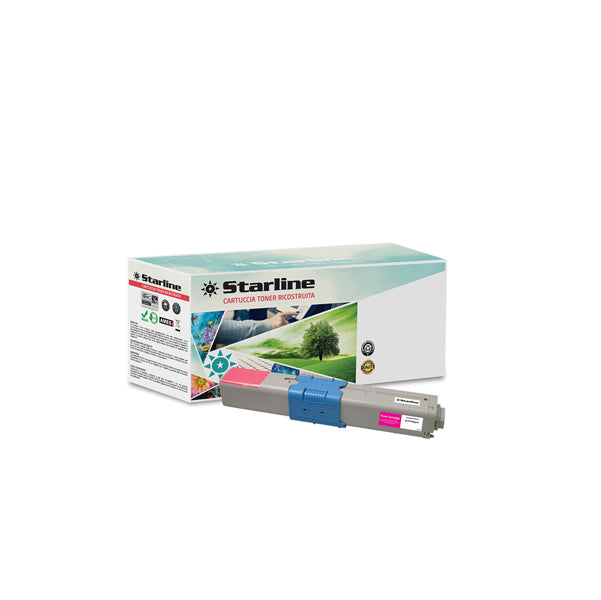 STARLINE - K15679TA - Starline - Toner Ricostruito - per Oki - Magenta - 44469705 - 2.000 pag
