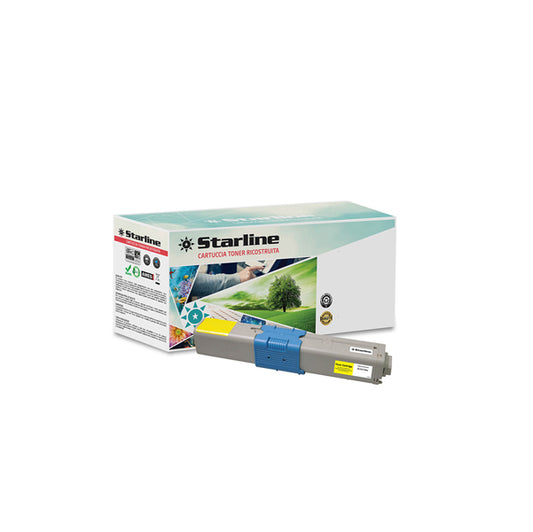 STARLINE - K15680TA - Starline - Toner Ricostruito - per Oki - Giallo - 44469704 - 2.000 pag