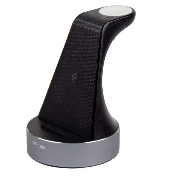 VERBATIM - 49555 - Verbatim - Supporto di ricarica wireless 2-in-1