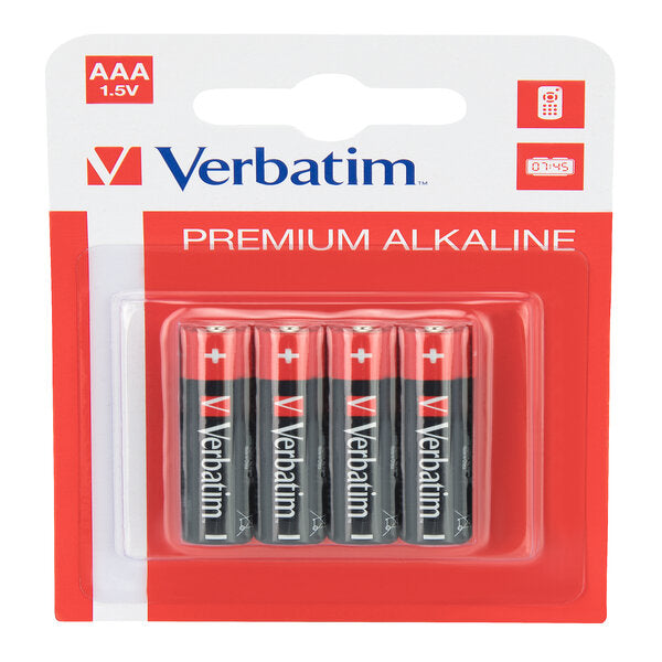 VERBATIM - 49920 - Verbatim - Scatola 4 Pile alkaline mini stilo AAA - 49920