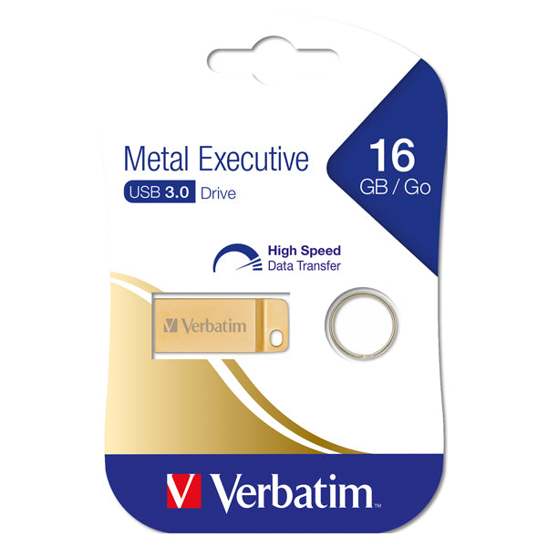 VERBATIM - 99104 - Verbatim - Usb 3.0 Metal Executive Drive - Oro - 99104 - 16GB