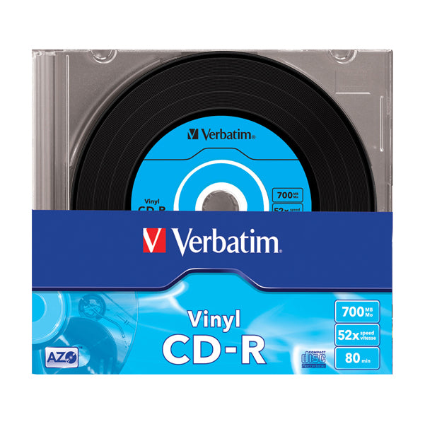 VERBATIM - 43426 - Verbatim - Scatola 10 CD-R Data Life Plus Data Vinyl - slim 1X-52X - 43426 - 700MB