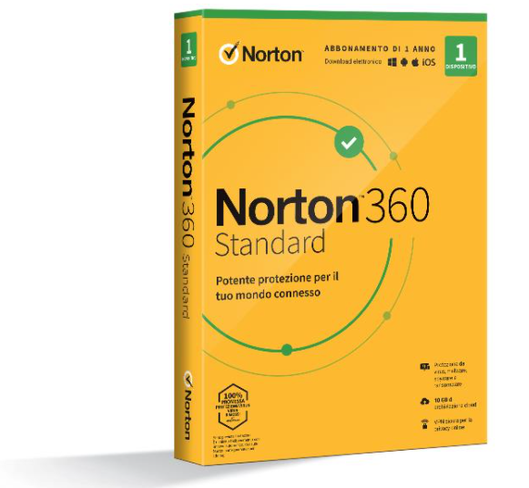 Antivirus Norton 360 standard 1 anno - 1 utente