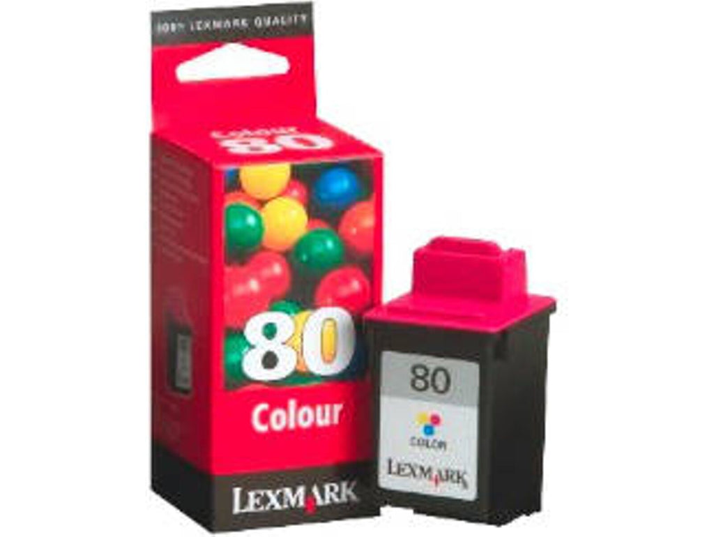 Cartuccia originale Lexmark 80 a colori per stampante 3200, 5000, 5700 12a1980e